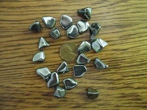 2pc Silicon Tumbled Pocket Stone Clears Negativity from Chakras Master Healer - Picture 1 of 1