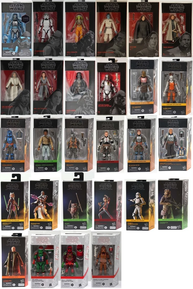 STAR WARS -Black Series-Action-FIGUREN-Hasbro-OVP-Auswahl : - Bild 1 von 1
