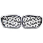 Chrome Diamond Style Front Kidney Grille Grills for BMW 5 series E39 1999-2003