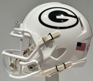 Green Bay Packers 2024 Winter Warning Custom Riddell Mini Football Helmet - Picture 1 of 8