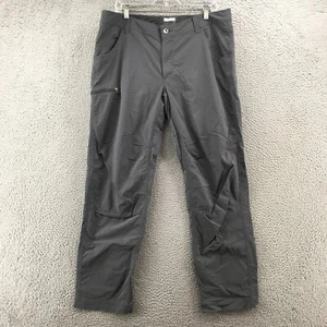 Marmot Cargo Pants Mens 38/32 Gray Straight Leg Mid Rise Zip Casual Nylon - Picture 1 of 16