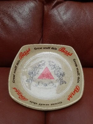 Vintage Bass AshTray made by Wade "Great Stuff This BASS. Beer ashtray man cave - Image 1 of 4
