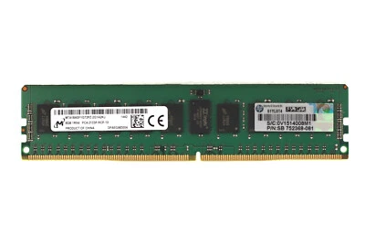 Memoria de servidor Micron 8 GB 1Rx4 PC4-2133P-RCP-10 ECC REG MTA18ASF1G72PZ-2G1A2KJ Foto 1 de 3