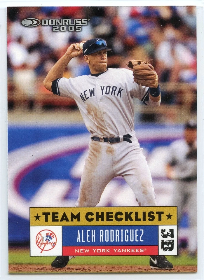 2005 Donruss Baseball - #390 - Alex Rodriguez - New York Yankees - Image 1 of 1