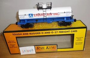 MTH RAILKING 30-73390 FLÜSSIGLUFT RAUCHENDER KESSELWAGEN STICKSTOFF SPUR O SPIELZEUGEISENBAHN - Bild 1 von 6