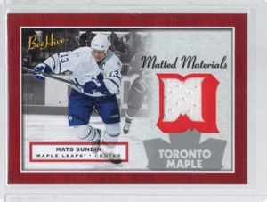 * 2005-06 UD Beehive - Matted Materials #MM-MS - MATS SUNDIN - Bild 1 von 2