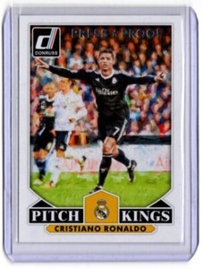 2015 Donruss Pitch Kings Press Proof Silver - Cristiano Ronaldo #079/199