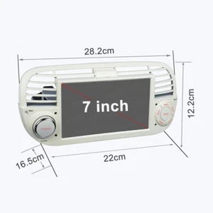 2+32G Per FIAT 500 2007-15 7" Autoradio Stereo Android 13 GPS NAVI Carplay WiFi - Bild 1 von 18