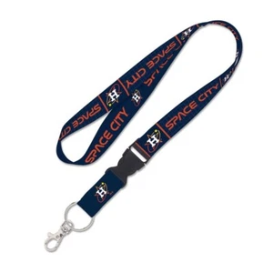 HOUSTON ASTROS SPACE CITY CITY CONNECT LANYARD DETACHABLE BUCKLE NEW 🤠 - Picture 1 of 1