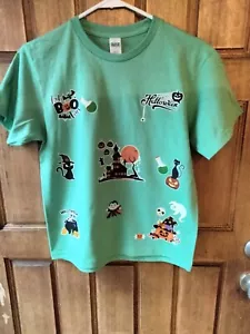 Camiseta Halloween Brilla en la Oscuridad Talla Med. Unisex para niños. - Imagen 1 de 6