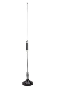 CB201-WP Universal CB Antenna Mag Mount 27 Mhz UHF Freq. Type 26" Mast 10 Ft Cab - Picture 1 of 12