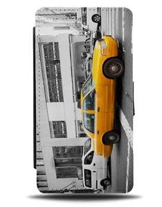 New York Cab Flip Wallet Case Yellow Cabs Taxi American City Picture Photo DD34 - Picture 1 of 3