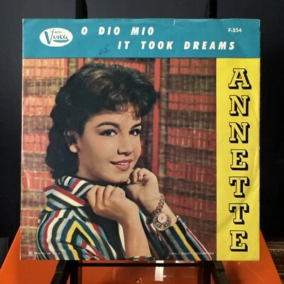 Annette / O Dio Mio  Picture Sleeve Only-no Record Buena Vista PS Foto 1 de 3