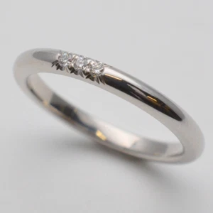 Tiffany Co Tiffany Forever Ehering Platin Ring 2mm Größe US5 - Bild 1 von 5