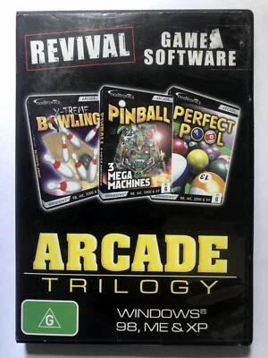Revival Arcade Trilogy (Windows 98 / XP PC CD-ROM Game) Bowling, Pinball & Pool - Image 1 of 4