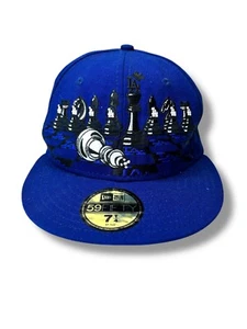 Gorra de béisbol Los Angeles Dodgers Chess New Era 59Fifty talla 7-1/4 MLB ajustada - Imagen 1 de 13