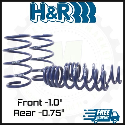 H&R Front and Rear Sport Lowering Spring Kit | For 2020–2025 Toyota GR Supra A90 - Image 1 of 2