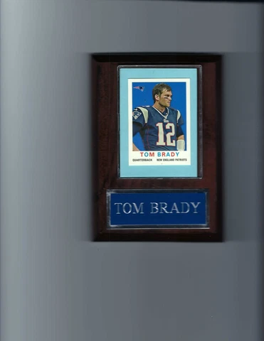 TOM BRADY PLAQUE NEW ENGLAND PATRIOTS FOOTBALL NFL   C3 Cover