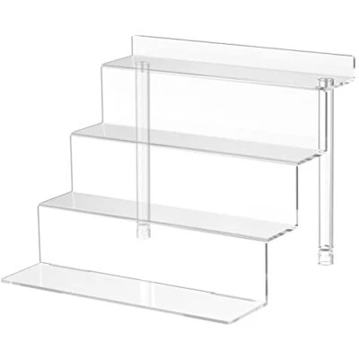 Elevador de estado de soporte de exposición de acrílico transparente de 4 niveles Foto 1 de 4