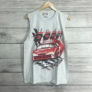 Vintage Y2K Nascar Dodge Motorsports Racing Sleeveless Shirt L - Bild 1 von 5