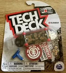 Tech Deck Element Skateboards Rara Edizione Mondiale Nyjah Huston Tavola Finger Nuova - Foto 1 di 2