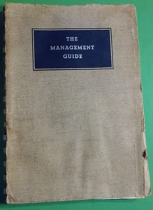 Rare STANDARD OIL CO 1948 Original Printing The Management Guide Spiral Book - Picture 1 of 14