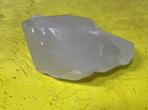 Großer roher Quarzkristall - natürliche rohe klare Quarzspitze Probe 14,3 Unzen - Bild 1 von 6