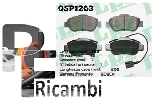Pastiglie freno per FIAT 500 e Panda 169 - FORD KA (1.2/1.3 Multijet/1.4 N.P.) - Imagen 1 de 1