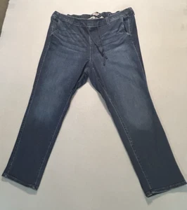 Torrid Jeans Womens 3R Pull On Stretch Elastic Waist 42x30.5 Drawstring - Picture 1 of 9