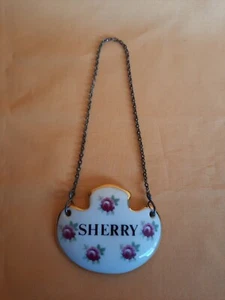 ROYAL ADDERLEY BONE CHINA SHERRY DECANTER LABEL - Picture 1 of 8