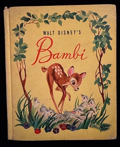 Vintage 1942 Walt Disney Bambi Grosset & Dunlap Book - Picture 1 of 8