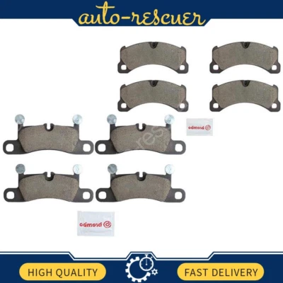 Juego de 2 pastillas de freno de disco delanteras traseras Brembo para Porsche Cayenne 2011-2013 Foto 1 de 4