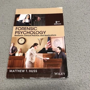 Forensic Psychology Second Edition, Huss, Matthew T paperback - Imagen 1 de 10