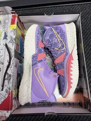 Raro Nike Kyrie 7 Hijas Lila Melón Tinte CQ9326-501 Para hombres Talla 18” Foto 1 de 4