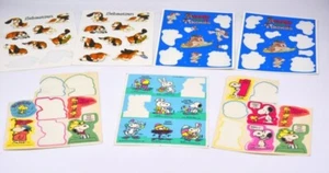 STICKERS, USED & UNUSED, SNOOPY, SEBASTIAN, RODNEY & RHONDA - Picture 1 of 5