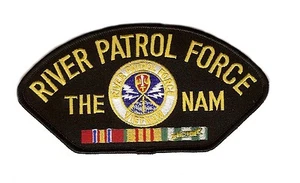 River Patrol Force The Nam Black Hat  Patch - Picture 1 of 1