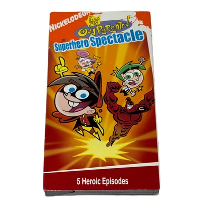 The Fairly Oddparents VHS Superhero Spectacle 2004 5 Episodes Nickelodeon OOP - Image 1 of 4