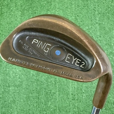 Ping Eye 2 BeCu Beryllium Copper Sand Wedge SW Blue Dot Dynamic Gold S300 Stiff - Image 1 of 4
