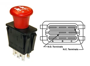 PTO Switch for Ariens, John Deere, Exmark, Grasshopper, Kubota, MTD, Scag, Toro - Picture 1 of 1