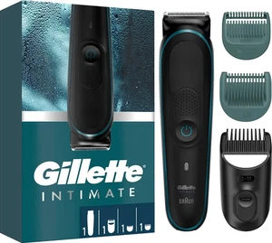 Gillette Intimate Trimmer i5 Wasserdicht 3 Kämme 100 Min Haarschneidemaschine - Bild 1 von 7