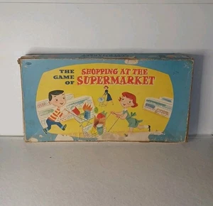 vtg The Game of Shopping At The Supermarket By Whitman. ๐ฏ% Complete. Rare!! - Picture 1 of 4
