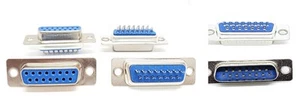 Accessori PC - 10 Paia DB15 Maschio e Femmina RS232 D-Sub 15P 15 Pin Saldatura... - Foto 1 di 7