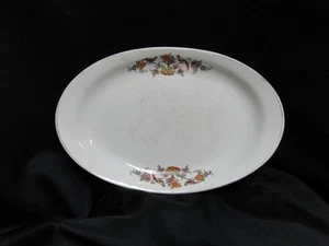 Homer Laughlin HLC3713, Vögel, Blumen: Ovale Servierplatte, 11 1/4", wie abgebildet - Bild 1 von 7
