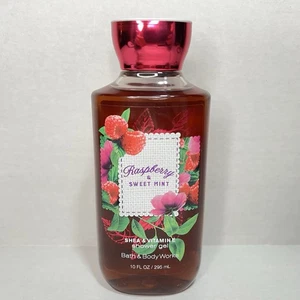 NUEVO Gel de ducha Bath and Body Works frambuesa dulce menta 10 oz karité y vitamina E - Imagen 1 de 4