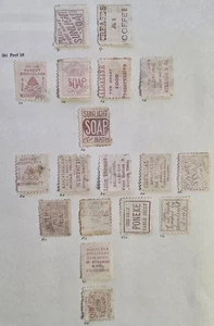 Lotto 18 francobolli pubblicitari usati NUOVA ZELANDA non controllati per tipologie - Foto 1 di 3