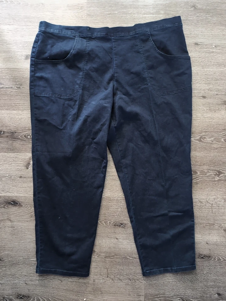 Just My Size Jeans 4x Pull On Elastic Waist Dark Wash - Image 1 of 4