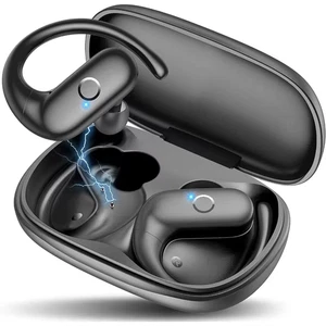 Wireless Bluetooth Headphones Ear Buds  Deep Bass  with Wirele  Charging Case - Picture 1 of 7