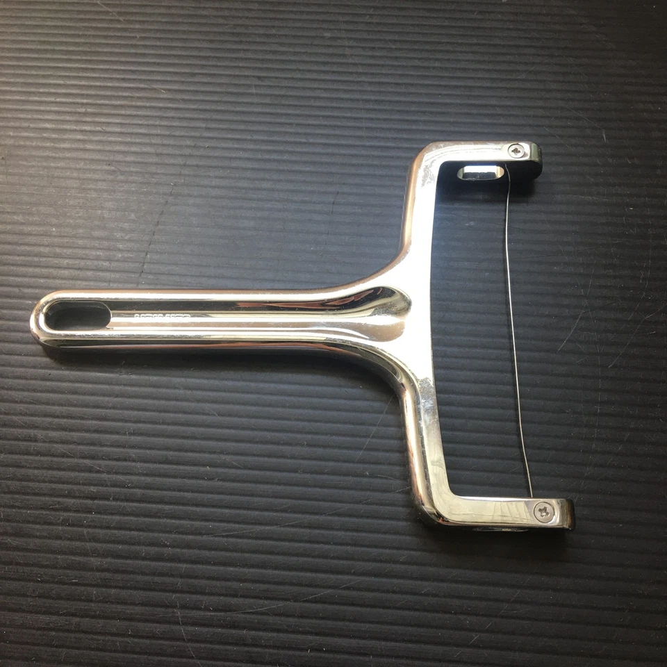 Vintage Leifheit Teams Design Chrome-plated Wire Cheese Slicer (Missing Roller) - Image 1 of 4