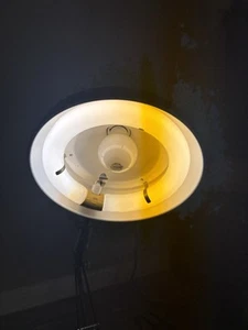LUXO ARTICULATING ARM ARCHITECT DRAFTING DESK LAMP WEIGHTED BASE HAS BOTH BULBS! - Picture 1 of 14