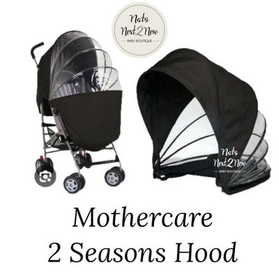 New Mothercare 2 Seasons Sunshade & Weathershield Hood Only - No Connectors  - Image 1 of 4